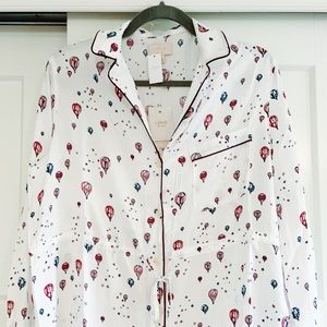 NWT S Gap Love by Hot Air Balloon PJ Top